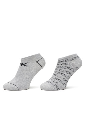 Calvin Klein Calvin Klein Набір з 2 пар жіночих підслідників 701218779 Сірий