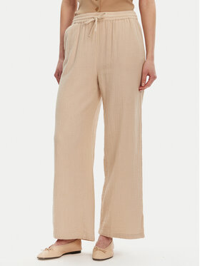 ONLY ONLY Spodnie dzianinowe Thyra 15296375 Beżowy Comfort Fit