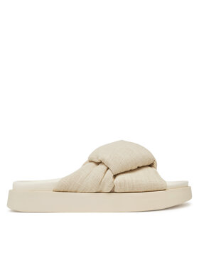 Inuikii Inuikii Klapki Oversized Linken Knot-147 1028 Écru