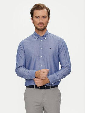 Tommy Hilfiger Tommy Hilfiger Cămașă MW0MW36369 Albastru Slim Fit