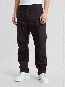 G-Star Raw G-Star Raw Hlače Rovic Zip 3D D25219-D308 Crna Loose Fit