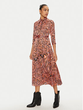 PINKO PINKO Rochie tip cămașă 102834 A1KD Portocaliu Regular Fit