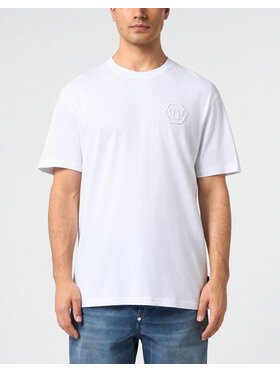 PHILIPP PLEIN PHILIPP PLEIN T-Shirt 31299 Biały Regular Fit