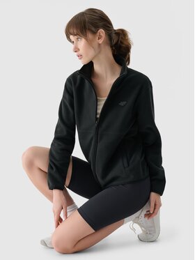 4F 4F Felpa di pile 4FWMM00TFLEF314-20S Nero Regular Fit