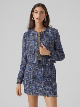 Vero Moda Vero Moda Sako Chantelle 10299447 Modrá Cropped Fit