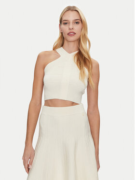 Guess Guess Top W5GR32 Z2XY0 Biały Regular Fit