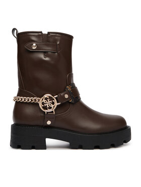 Guess Guess Μποτάκια FLFYAZ ELE10 Καφέ