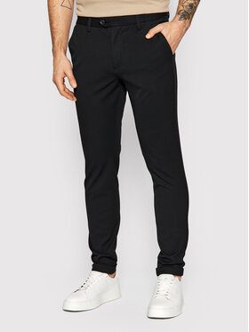 Jack&Jones Jack&Jones Auduma bikses Marco 12159954 Melns Slim Fit