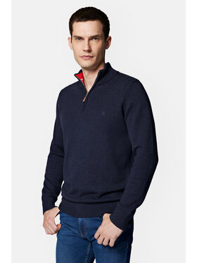 Lancerto Lancerto Sweter Bence SW073223000090 Granatowy Regular Fit