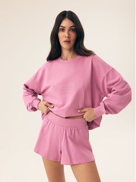 Esotiq Esotiq Szorty materiałowe 42565 Różowy Regular Fit
