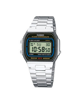 Casio Casio Ρολόι Vintage A164WA-1VES Ασημί