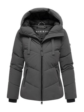 Marikoo Marikoo Kurtka zimowa Kwamee Czarny Regular Fit