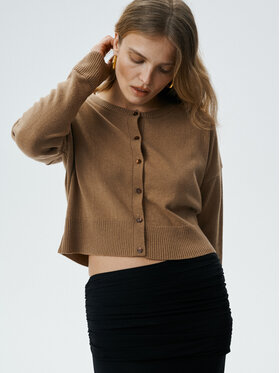 MARI PRETI MARI PRETI Cardigan Willow Marrone Regular Fit