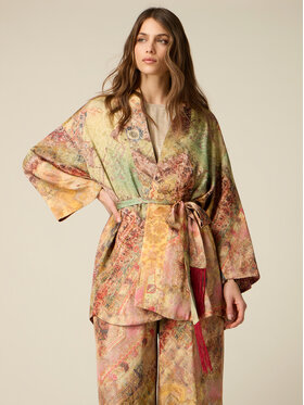 Oltre Oltre Giacca da abito R001E100134N0Z6 Crema Baggy Fit