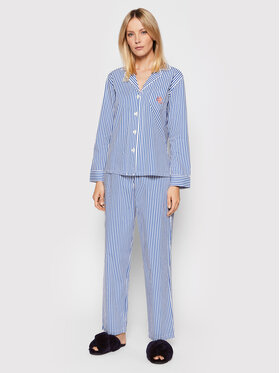 Lauren Ralph Lauren Lauren Ralph Lauren Pijama ILN92152 Albastru Regular Fit