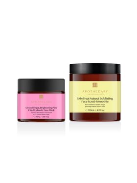 Dr Botanicals Dr Botanicals Maska z różową glinką 10 minut i naturalny peeling do twarzy smoothie Maska do twarzy
