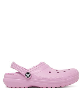 Crocs Crocs Papucs Classic Lined Clog 207010 Rózsaszín