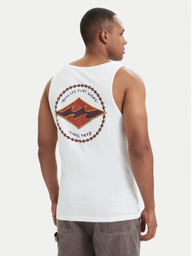 Billabong Billabong Tank top Rotor Diamond EBYZT00303 Valge Regular Fit