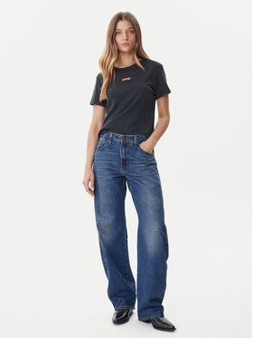Levi's® Levi's® T-Shirt Rickie 001Z9-0008 Schwarz Slim Fit