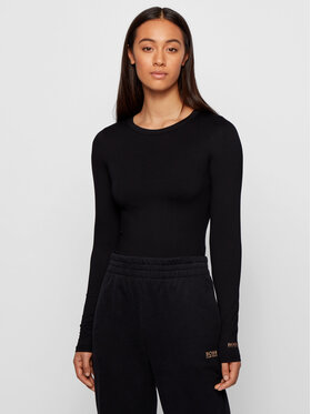 BOSS Boss Блуза C_Esabel_Active 50457401 Черен Slim Fit