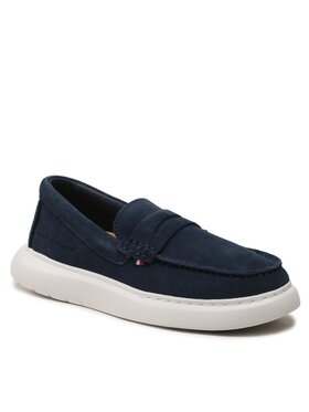 Tommy Hilfiger Tommy Hilfiger Mokaszin Hybrid Loafer FM0FM04440 Sötétkék
