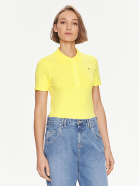 Tommy Hilfiger Tommy Hilfiger Polokošile 1985 WW0WW37823 Žlutá Slim Fit