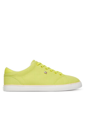 Tommy Hilfiger Tommy Hilfiger Teniși Th Low Profile Vulc Canvas FW0FW09102 Galben