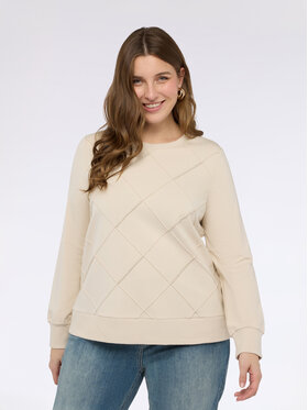 Fiorella Rubino Fiorella Rubino Felpa G811L108842N002 Écru Regular Fit