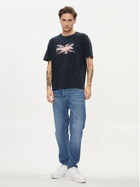 Pepe Jeans T-shirt Clag PM509384 Tamnoplava Regular Fit