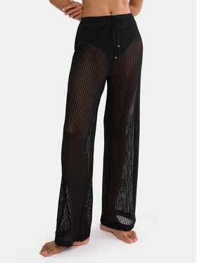 Triumph Triumph Пляжні шорти Beach MyWear Crochet 10226465 Чорний Relaxed Fit