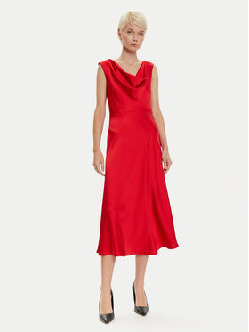 Imperial Imperial Rochie cocktail AFBAIBA Roșu Slim Fit