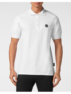 PHILIPP PLEIN PHILIPP PLEIN Polokošeľa 15089 Biela Slim Fit
