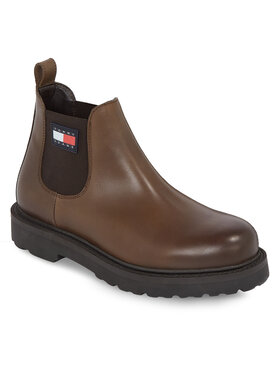 Tommy Jeans Tommy Jeans Štibletai Tjm Napa Leather EM0EM01254 Ruda