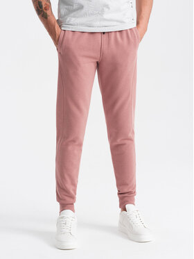 Ombre Ombre Joggery OM-PABS-0174 Różowy Regular Fit