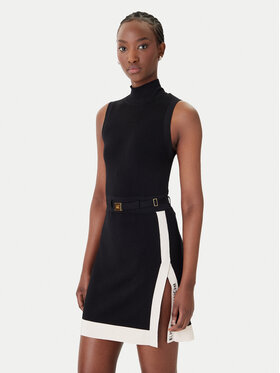 Elisabetta Franchi Elisabetta Franchi Trikotāžas kleita AM-02S-61E2-V390 Melns Regular Fit