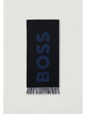 BOSS BOSS Szalik Rikard_35*180 10265631 01 Czarny