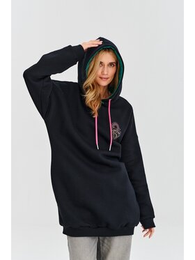 NAOKO NAOKO Mikina Harmony Čierna Regular Fit