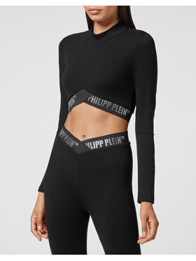 PHILIPP PLEIN PHILIPP PLEIN Funkčné tričko 2447 Čierna Jogger Fit