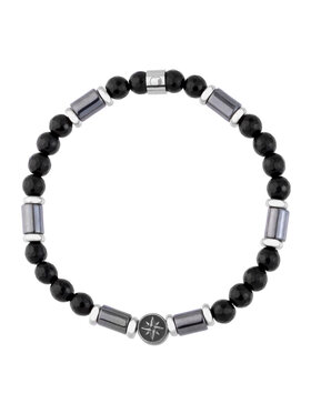 Manoki manoki Bransoletka BA1063 Czarny