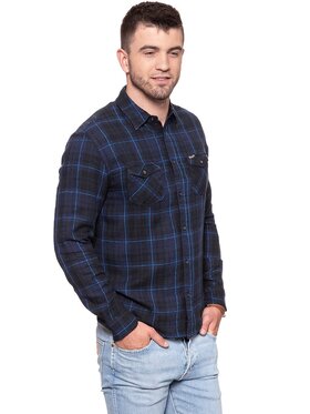 Wrangler Wrangler Camicia 2PKT MODERN WEST Nero Regular Fit