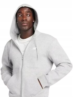New Balance New Balance Bluza MJ43902AG Szary Standard Fit