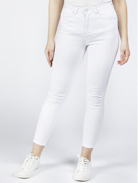 Cross Jeans Cross Jeans Jeansy P 429-027 Biały Super Skinny Fit