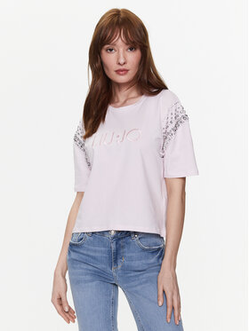 Liu Jo Liu Jo Тишърт A3418 J5003 Розов Regular Fit