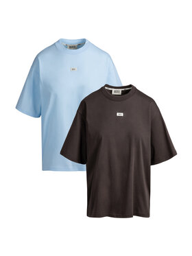 BIZUU BIZUU T-Shirt BASIC TIMMY 2-PACK Modrá Standard Fit