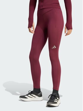 adidas adidas Legginsy 168337 Czerwony Fitted Fit