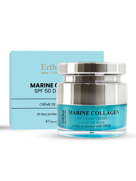 Erthskin London Erthskin London Krem na dzień z kolagenem morskim SPF50 Krem do twarzy