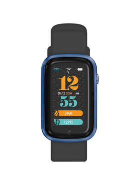 Techmade Techmade Zegarek TM-STEPS-BLBK Czarny