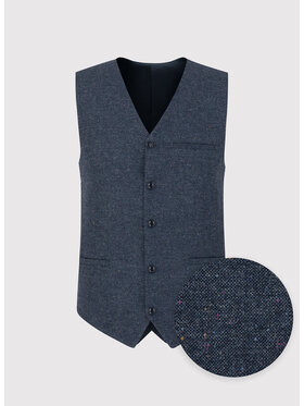 Pako Lorente Pako Lorente Kamizelka P22WP-8X-041 Granatowy Slim Fit