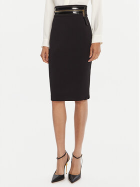 Elisabetta Franchi Elisabetta Franchi Пола тип молив GO-130-56E2 Черен Regular Fit