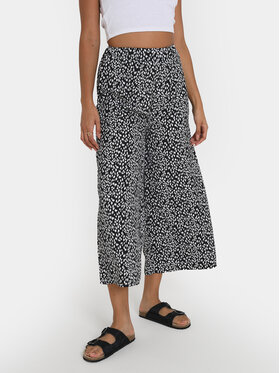 Brave Soul Brave Soul Pantaloni culotte LTRW-225SUMARA Negru Straight Fit